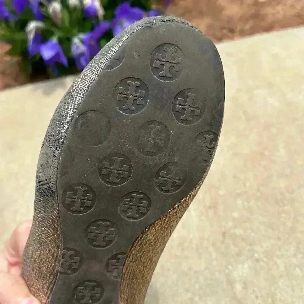 Tory Burch Metallic Flats